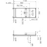 Система инсталляции для раковин VITRA FRAME 780-2800